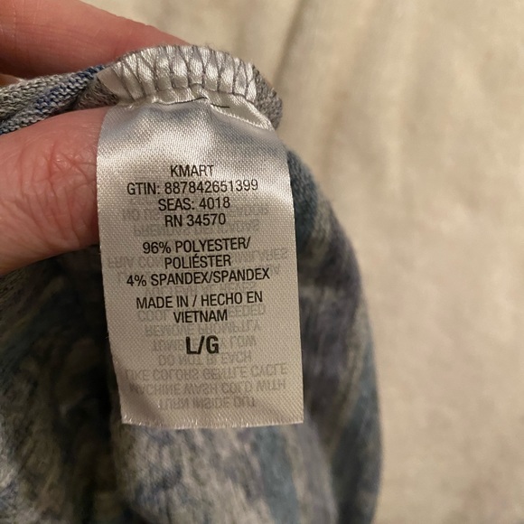 Ladies 3/4 sleeve lightweight floral print top - Picture 5 of 13